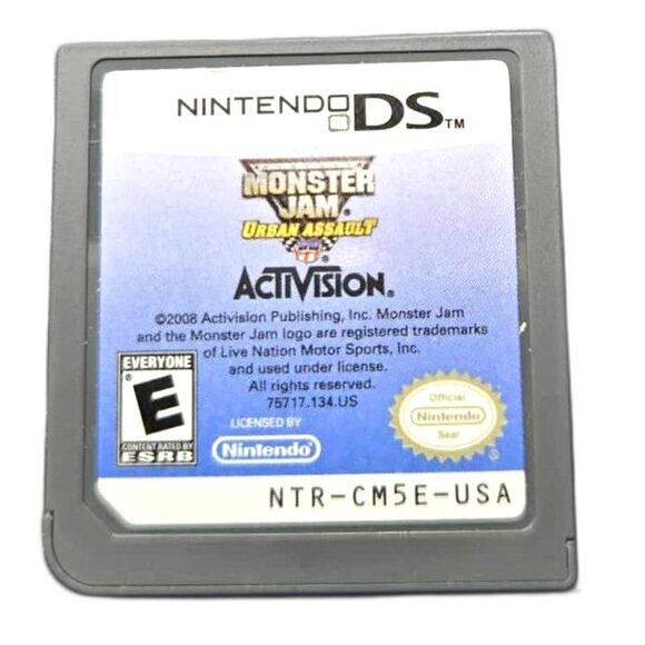 Monster Jam Urban Assault Nintendo DS 3DS (Cartridge Only) Tested - Picture 1 of 2